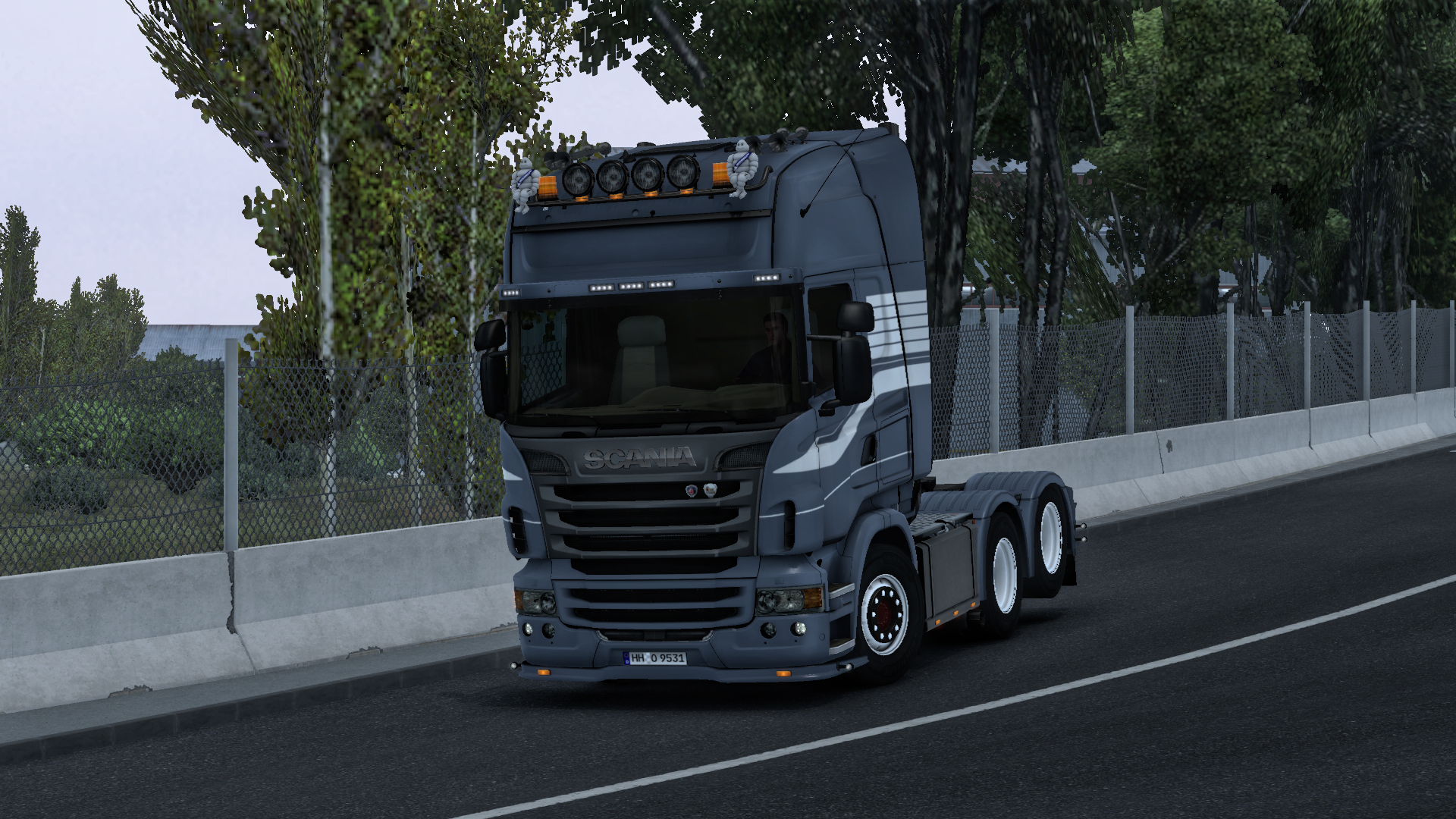 Scania R2009 6x2 Taglift
