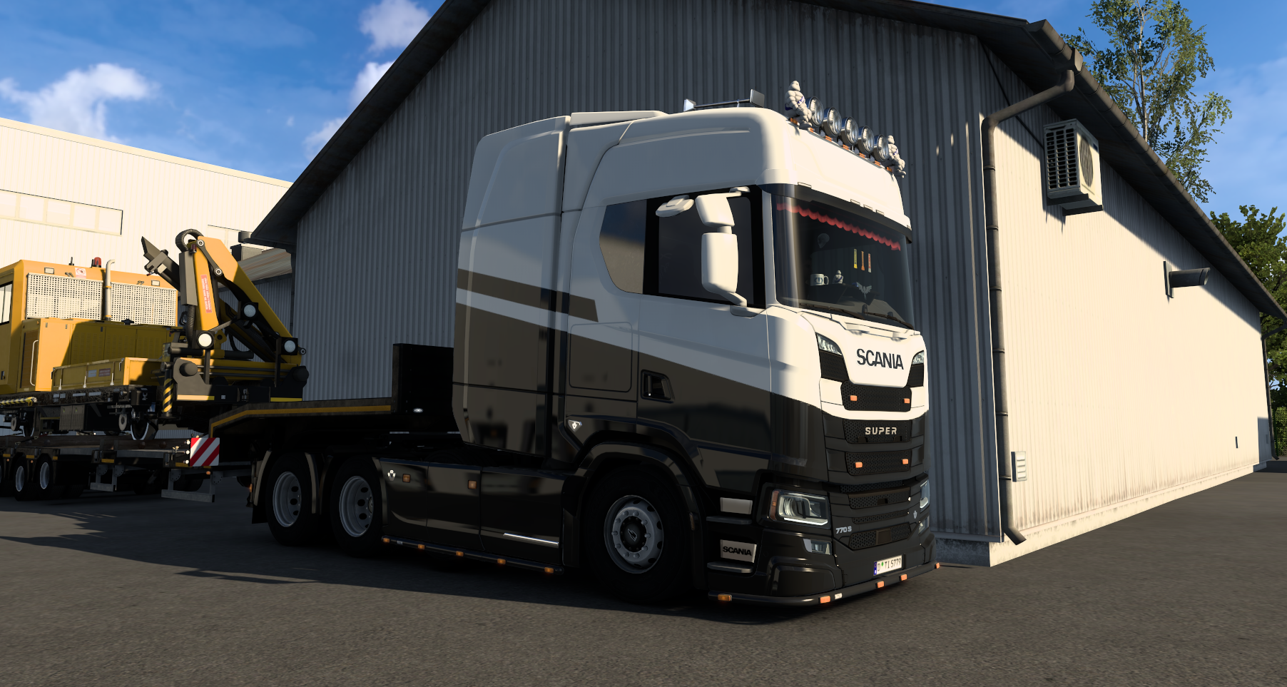 Scania S "long" bed 8x4