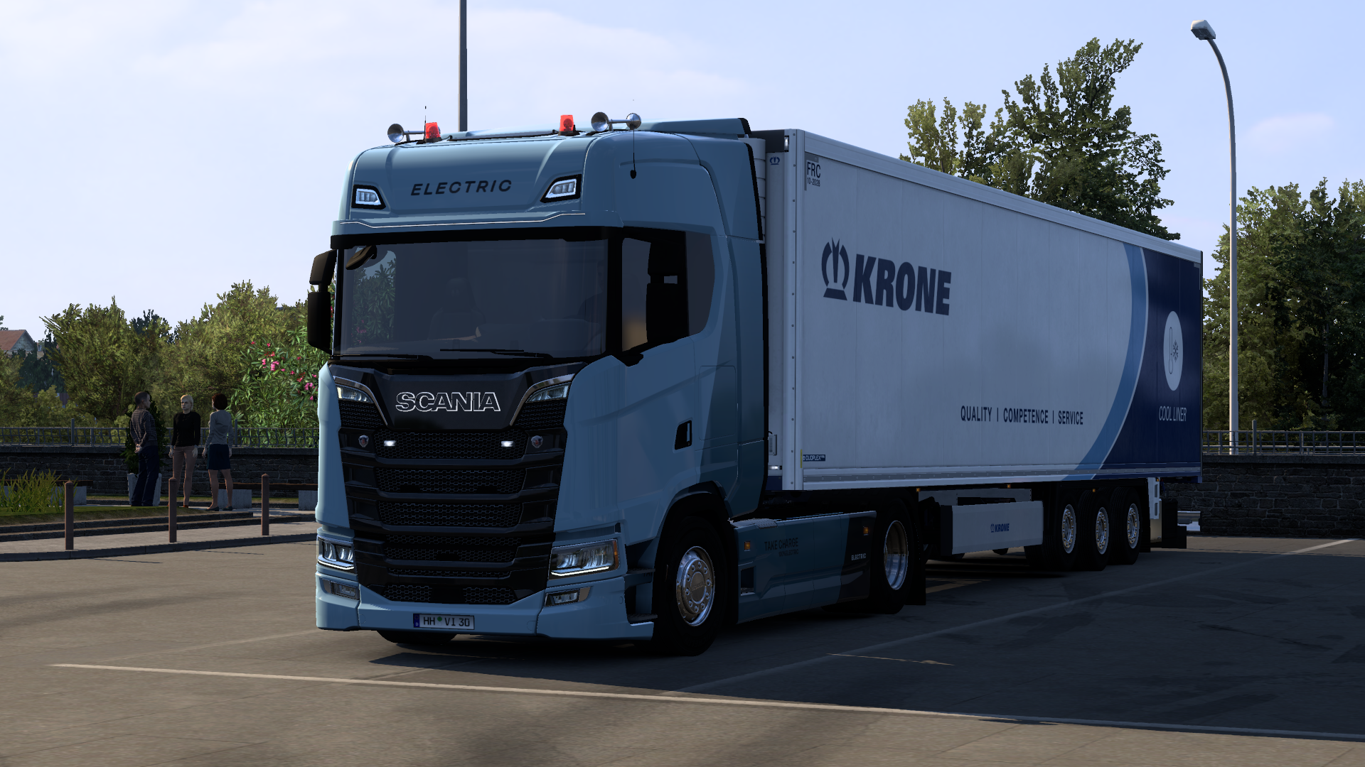 just a clean electric scania BEV