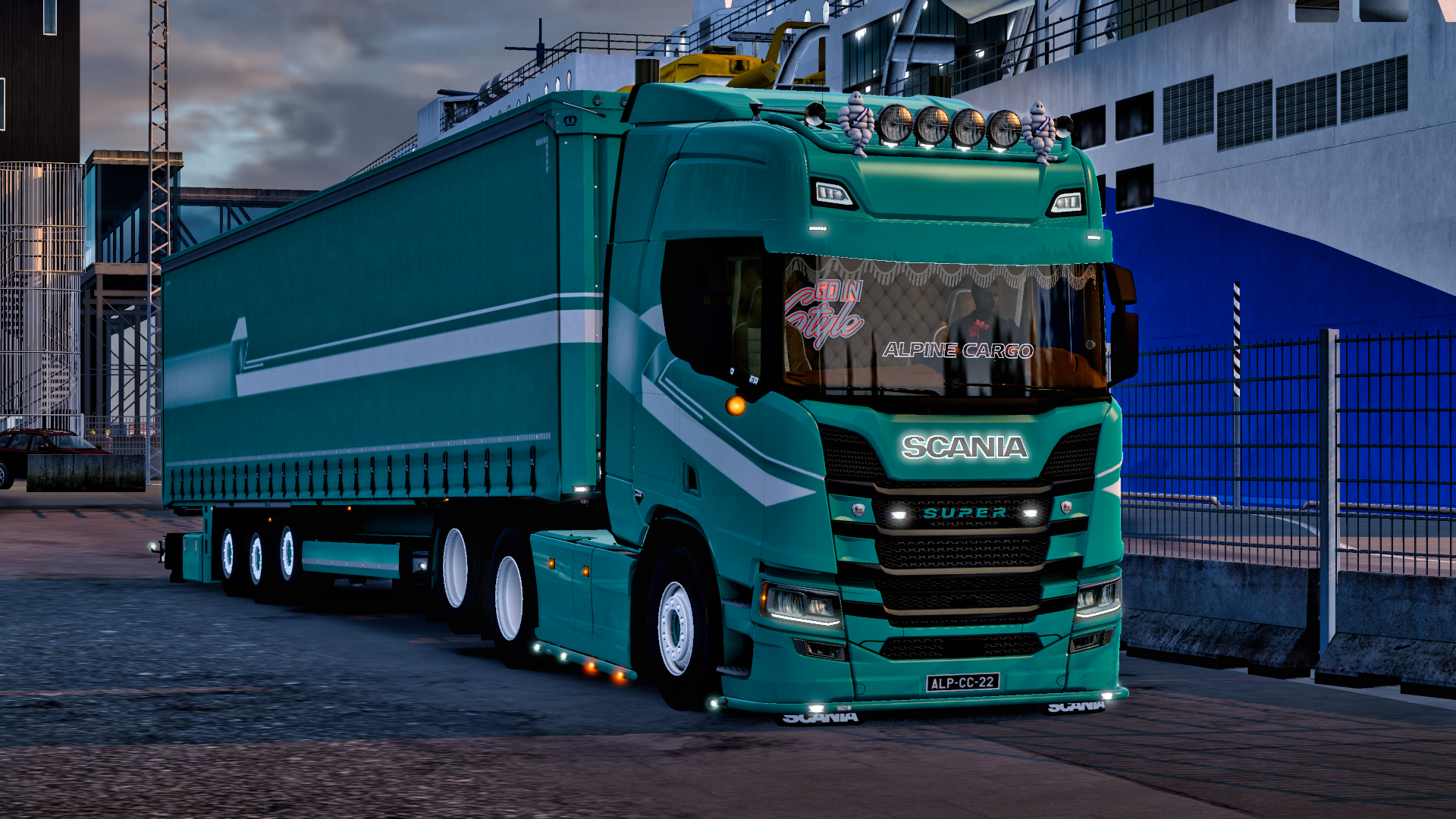 Scania R770 6x2 Taglift