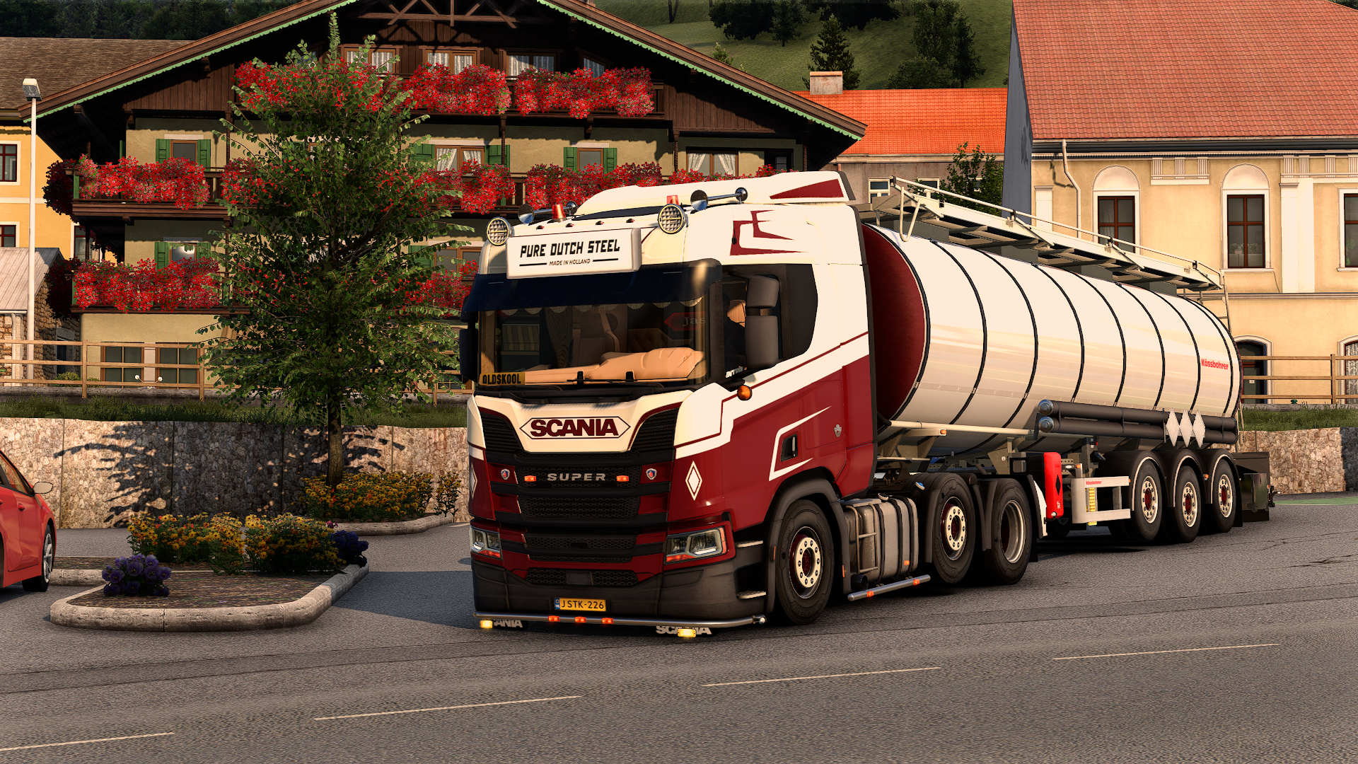 Scania R Oldskool + Kässbohrer K.STC