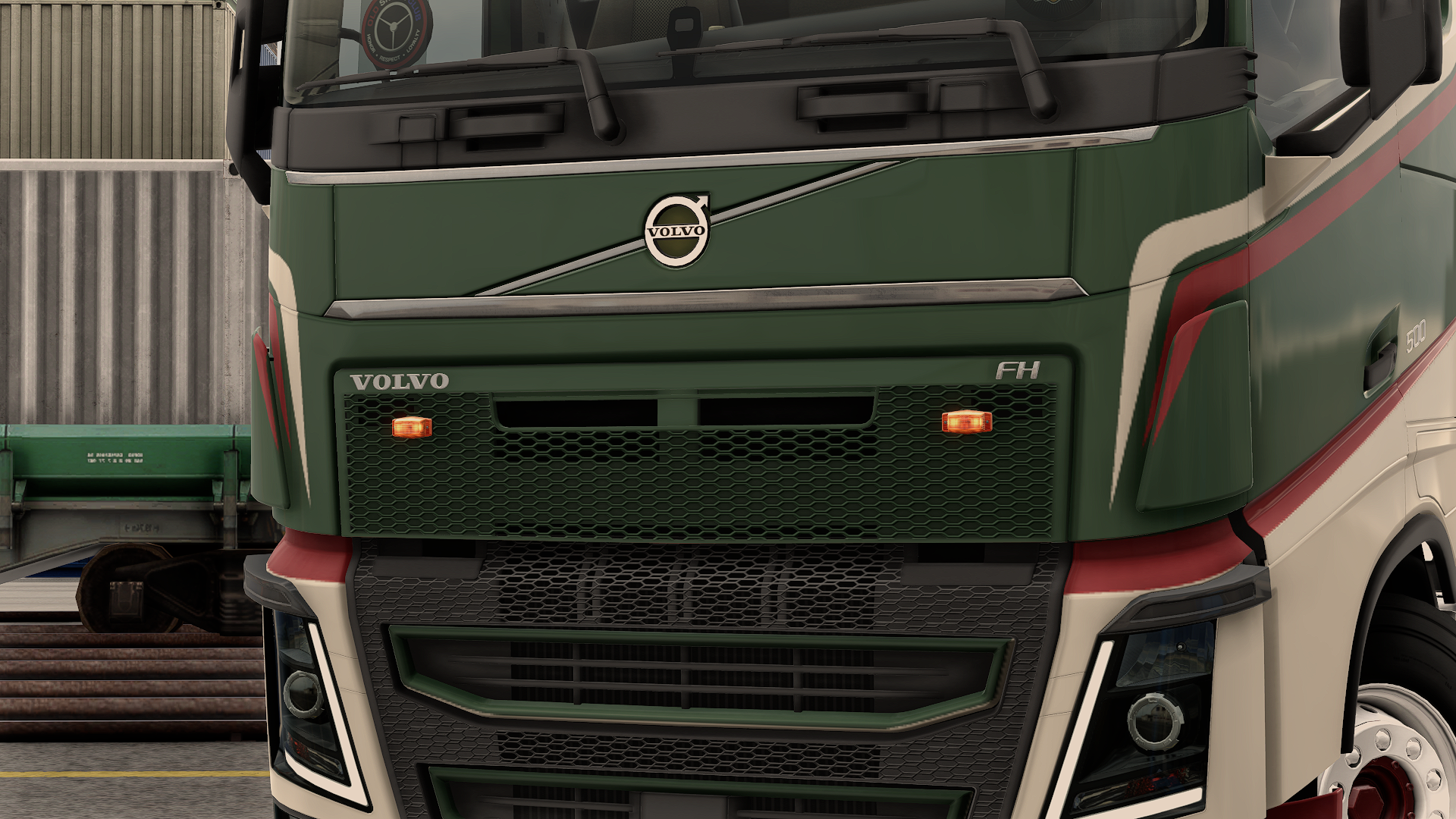 Volvo FH4 painted high intake