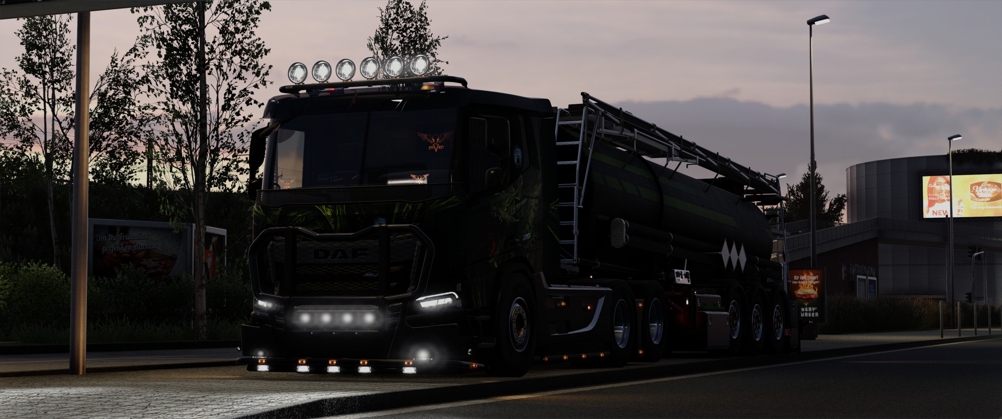 DAF XD & Feldbinder ADR Small Tank Green Dragon Combo
