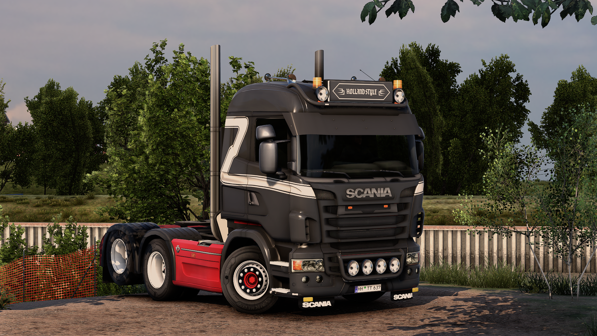 Scania R2009 6x2 Taglift