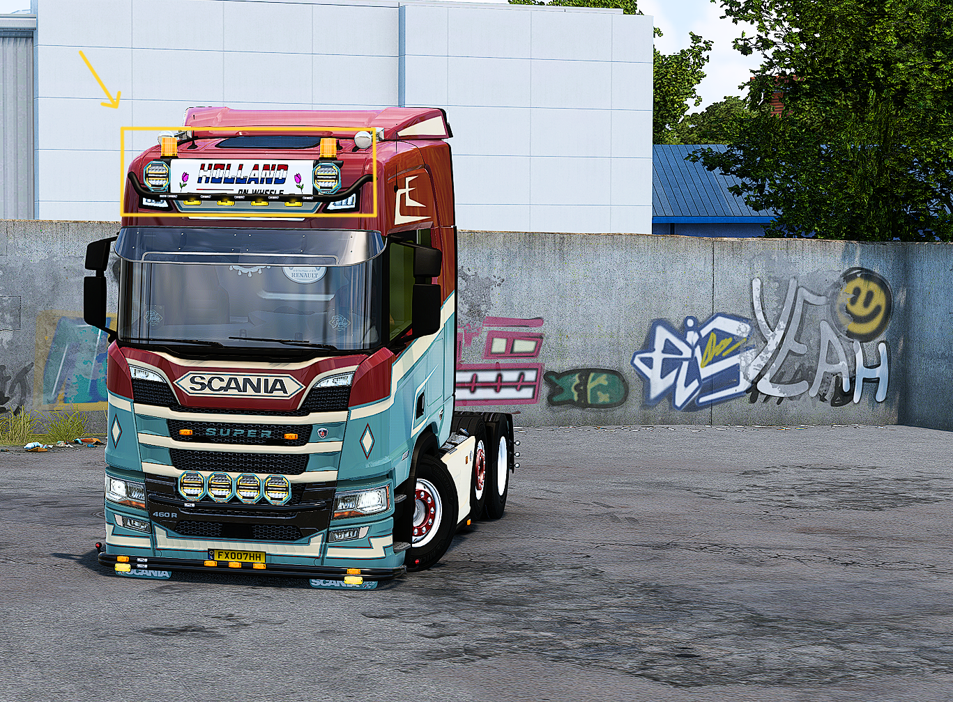 R_Grill For Scania  S | R