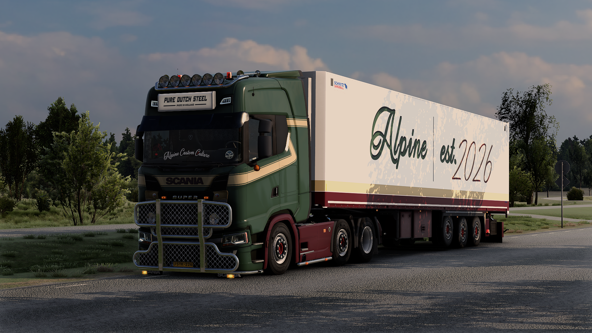 Scania S770 6x2 Midlift + Krone Dryliner