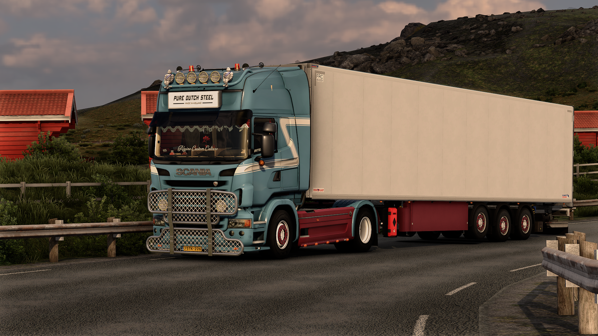 Scania R2009 4x2 + Schmitz S. KO Cool