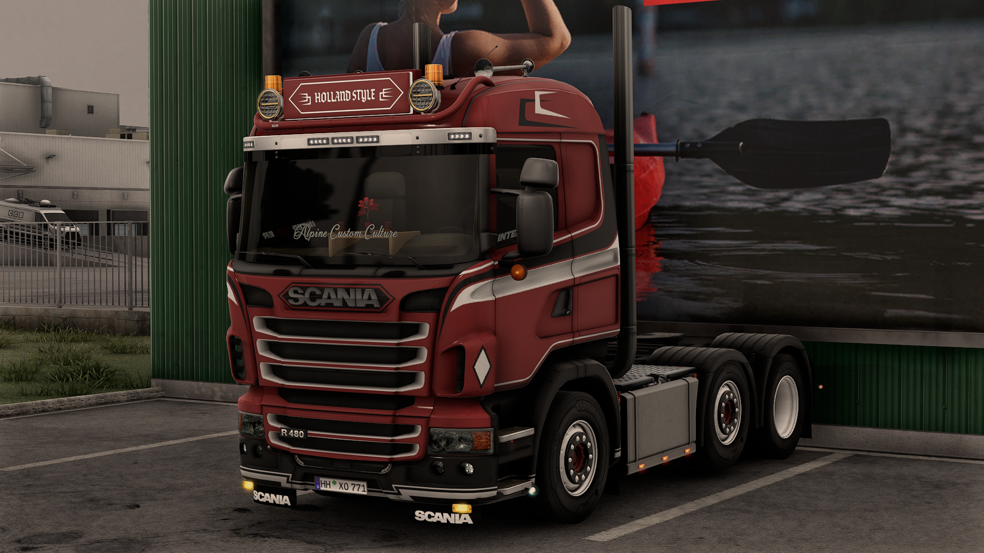 Scania R2009 6x2 Midlift