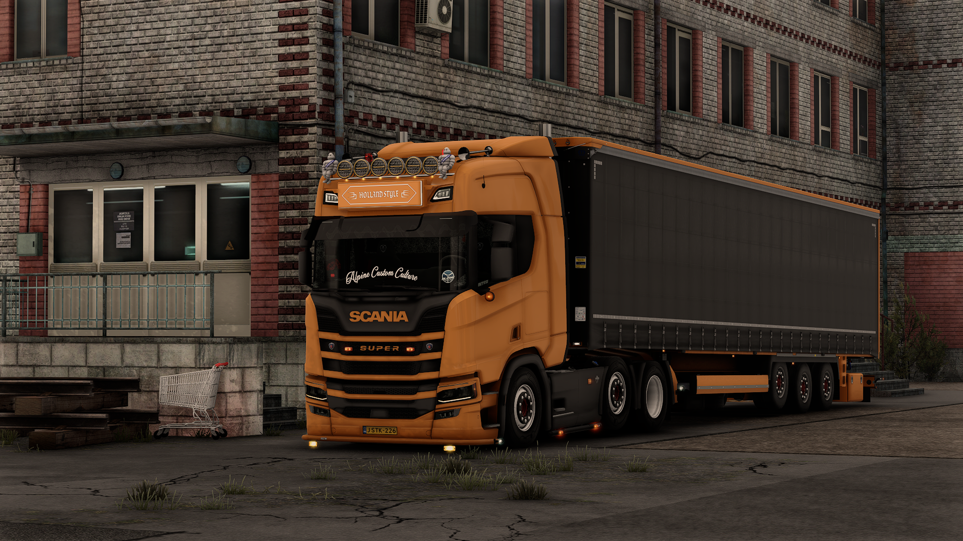 Scania R770 6x2 Midlift + Krone profiliner