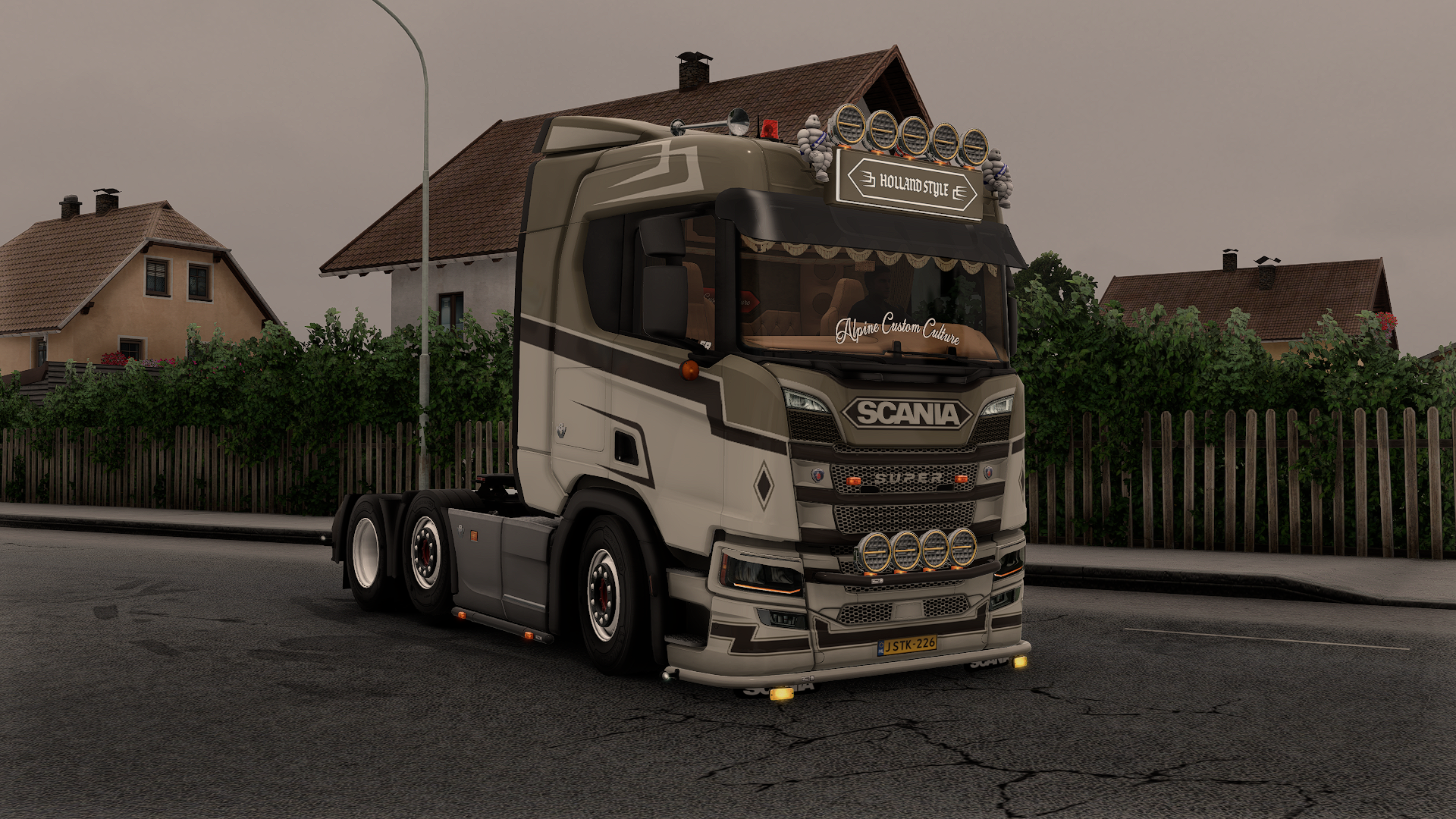 Scania R low roof paintjob
