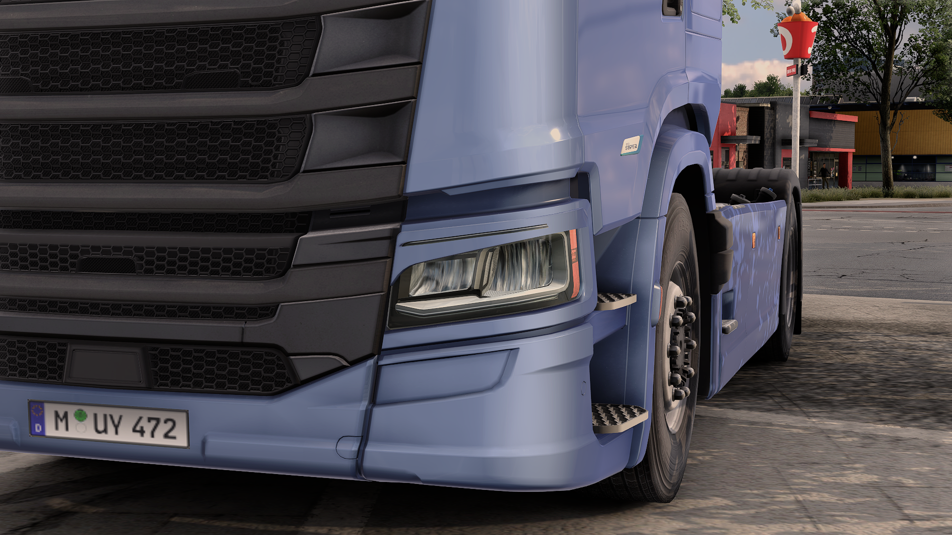 Scania NG painted eyebrows (only for TLMP)