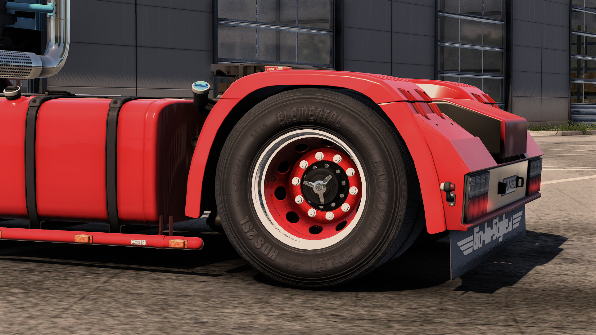Complete Oldskool Wheel Set for 4x2 trucks (only for TLMP)
