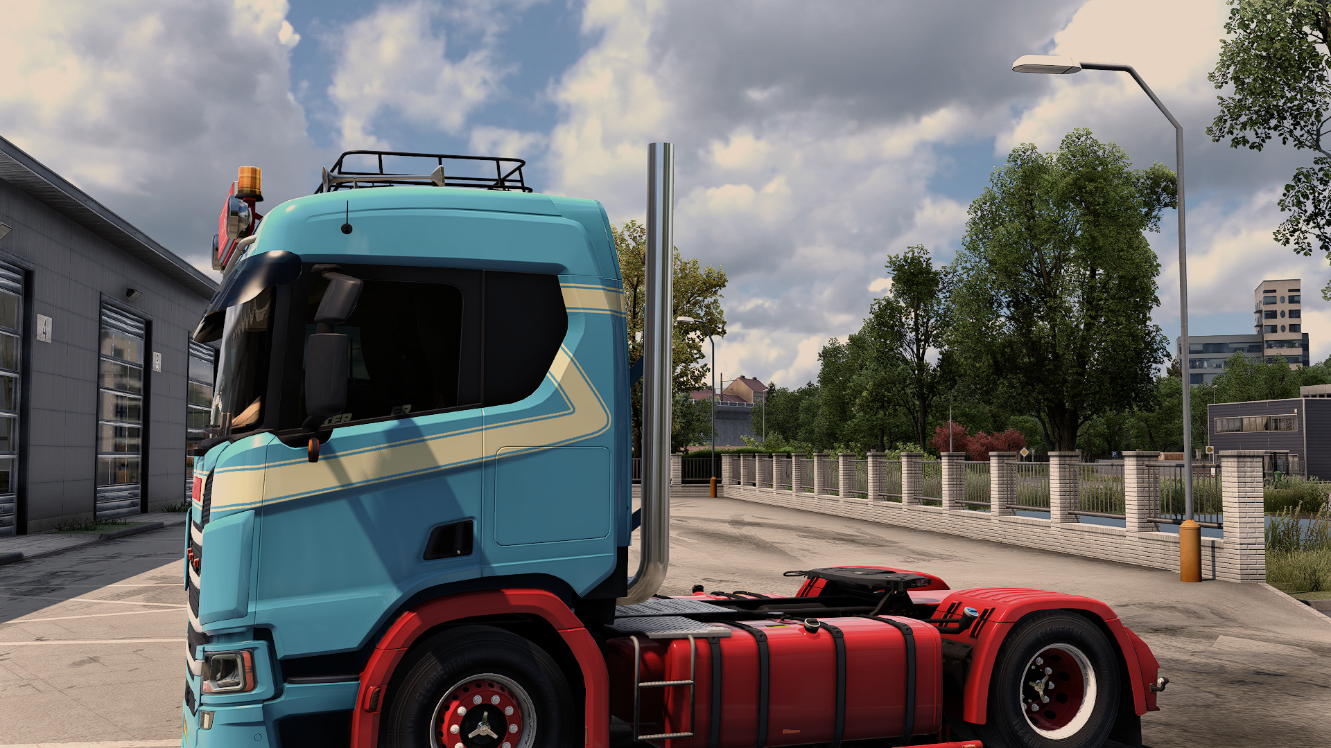 Scania NG straight Exhaust