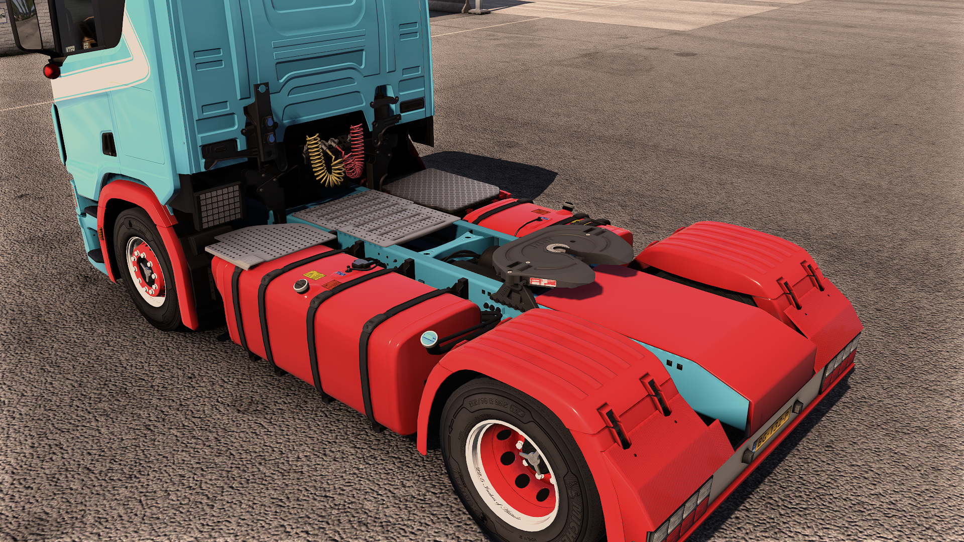 painted Scania 4x2 Chassis (only for TLMP)