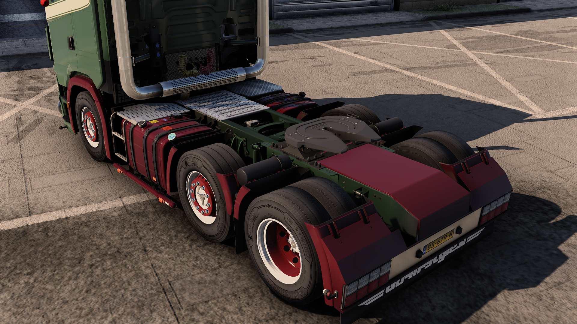 painted Scania 6x2 Chassis (only for TLMP)